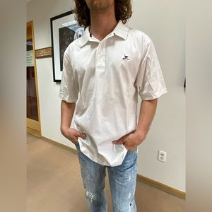 Oxford Golf M White Polo Shirt Cat Cay